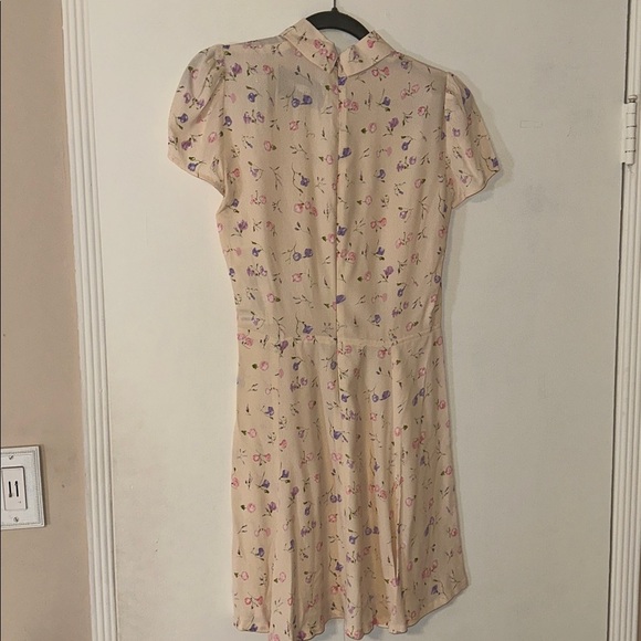Reformation Wednesday Floral Mini Dress Size 2 - Picture 3 of 6
